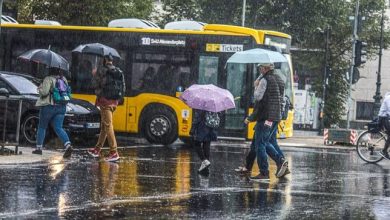 Nass und grau: Berliner erwartet wechselhaft-regnerische Woche