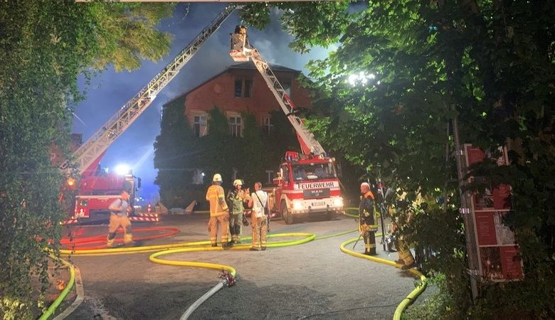 Traditionsgaststätte "Sudpfanne" in Bayreuth schwer durch Brand beschädigt