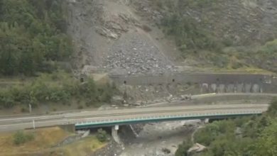 Erdrutsch in den französischen Alpen legt Zug- und Straßenverkehr lahm: Situation bleibt angespannt