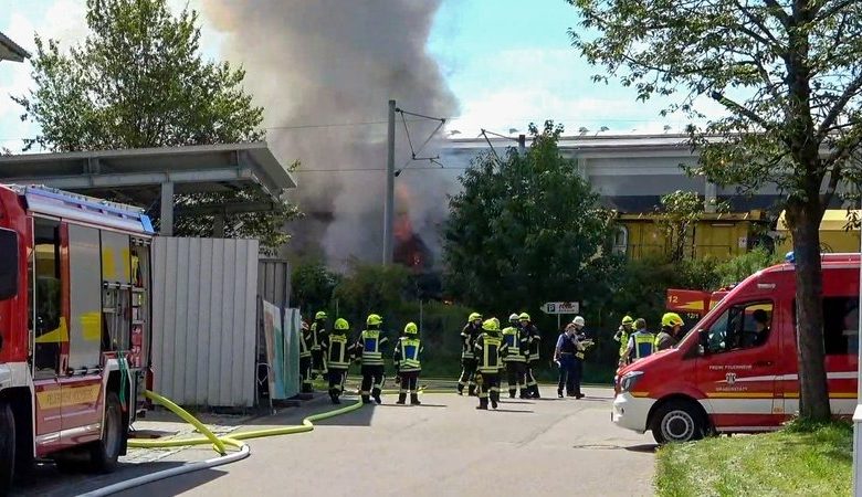 Lok-Brand bei Traunstein: Verkehrsbehinderungen auf der Strecke München-Salzburg