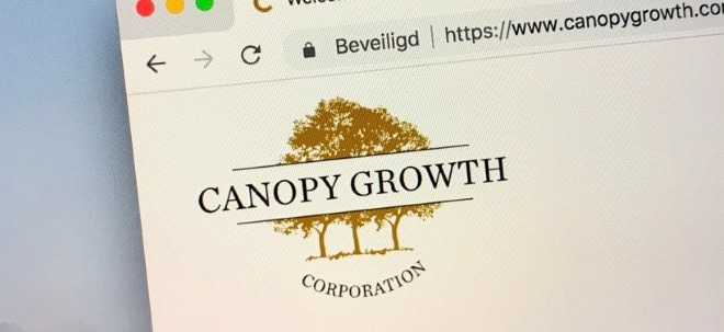 Canopy Growth-Aktie setzt beeindruckende Rally fort und übertrifft 1-US-Dollar-Marke