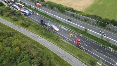 Schwerer Lkw-Unfall auf der A2: Vollsperrung bis mindestens Dienstag