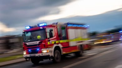 Großbrand in Meßkirch: Feuerwehr im Einsatz gegen Flammeninferno