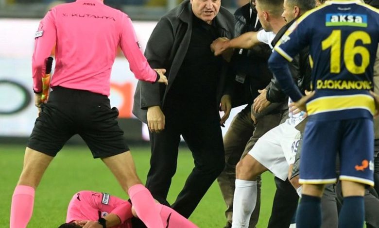 Haftbefehl gegen Ankaragücü-Clubchef nach brutalem Schiedsrichter-Angriff