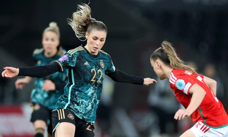 DFB-Frauen erreichen mühsam die Finalrunde: Ein Remis gegen Wales auf dem Weg nach Paris