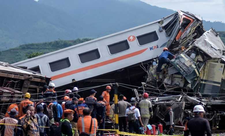 Zugunglück in Indonesien fordert drei Todesopfer und viele Verletzte
